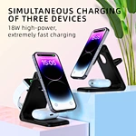 3 In 1 Wireless Charger For Iphone Watch Mobile Phones